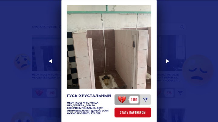 Худшим школьным туалетом страны стал туалет школы поселка Балакирево Владимирской области