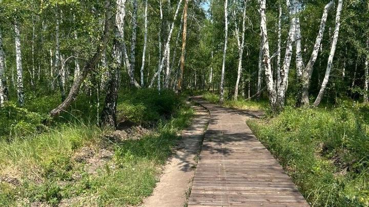 В Челябинской области открыли экотропу мимо целебного озера