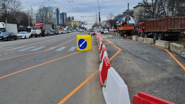 Вместо трёх две полосы: в Краснодаре начали строить подземный переход на Красных Партизан