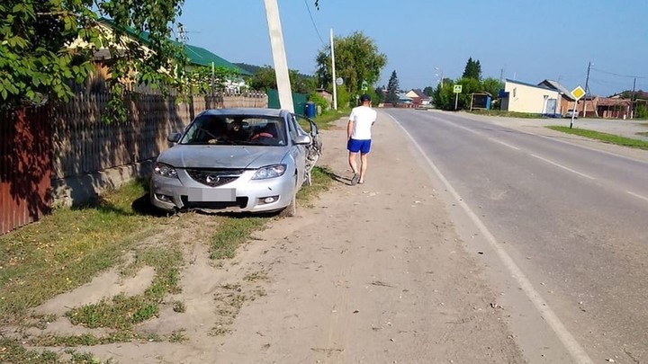 В Новосибирской области пассажир погиб из-за пьяного водителя иномарки