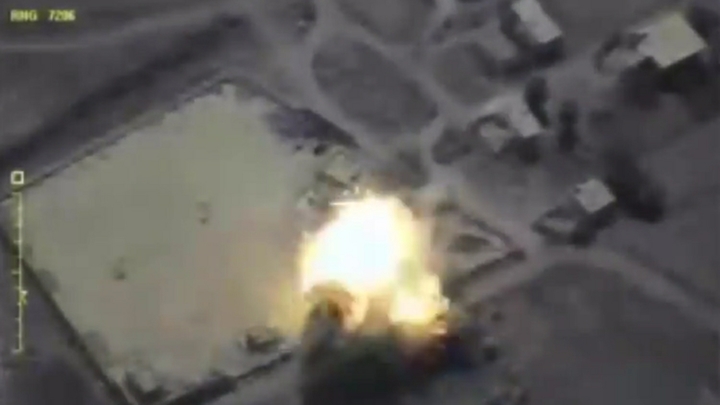 В Сети появились снимки последствий удара России по зданию ГУР Украины