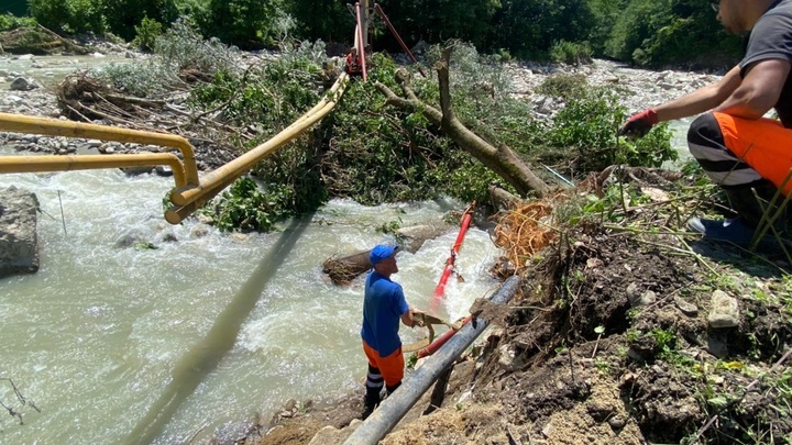 Водоснабжение в сочинском посёлке Мирном восстановили