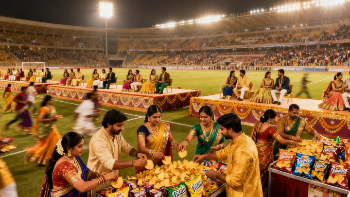 На свадьбе 383 пар в Индии произошла массовая драка из-за закусок