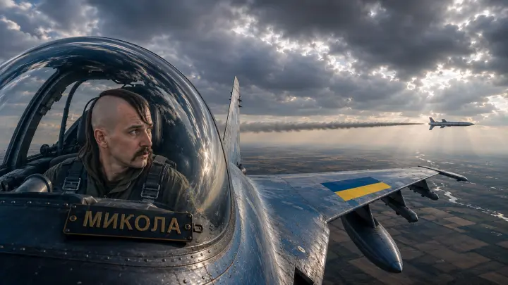 Украинский пилот сопроводил русскую ракету, летевшую в Польшу. Забавной историей поделилась газета Le Monde
