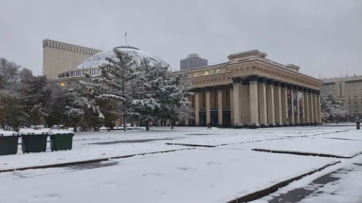 Британский блогер Willeggerton погулял в шортах по заснеженному Новосибирску
