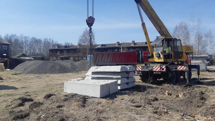 В Сосьве начали строить первый многоквартирный дом для погорельцев
