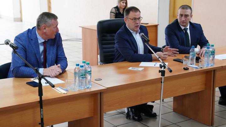 Губернатор Кузбасса встретился с горняками шахты «Инская»